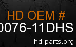 hd 90076-11DHS genuine part number
