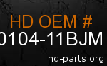 hd 90104-11BJM genuine part number