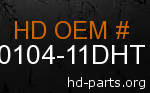 hd 90104-11DHT genuine part number