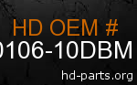 hd 90106-10DBM genuine part number