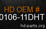 hd 90106-11DHT genuine part number