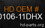 hd 90106-11DHX genuine part number