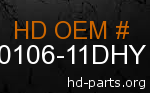 hd 90106-11DHY genuine part number