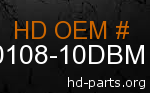 hd 90108-10DBM genuine part number