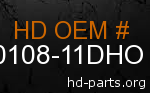 hd 90108-11DHO genuine part number