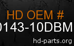 hd 90143-10DBM genuine part number