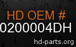 hd 90200004DH genuine part number