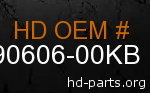 hd 90606-00KB genuine part number
