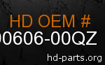 hd 90606-00QZ genuine part number