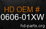 hd 90606-01XW genuine part number