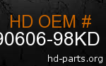 hd 90606-98KD genuine part number