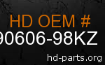 hd 90606-98KZ genuine part number