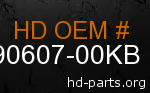 hd 90607-00KB genuine part number