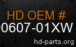 hd 90607-01XW genuine part number