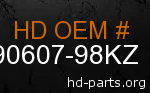 hd 90607-98KZ genuine part number
