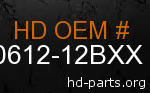hd 90612-12BXX genuine part number
