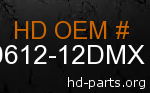 hd 90612-12DMX genuine part number