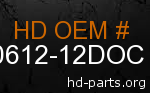 hd 90612-12DOC genuine part number