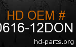 hd 90616-12DON genuine part number