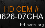 hd 90626-07CHA genuine part number