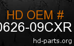 hd 90626-09CXR genuine part number