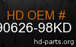hd 90626-98KD genuine part number