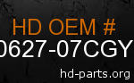 hd 90627-07CGY genuine part number