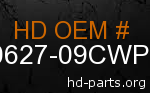 hd 90627-09CWP genuine part number