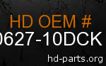 hd 90627-10DCK genuine part number