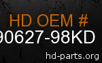 hd 90627-98KD genuine part number