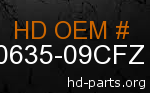 hd 90635-09CFZ genuine part number