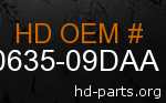 hd 90635-09DAA genuine part number