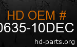 hd 90635-10DEC genuine part number