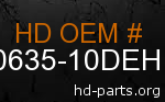 hd 90635-10DEH genuine part number