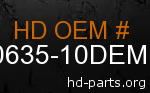 hd 90635-10DEM genuine part number