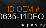 hd 90635-11DFO genuine part number