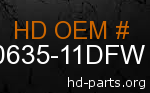 hd 90635-11DFW genuine part number