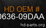 hd 90636-09DAA genuine part number
