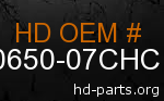 hd 90650-07CHC genuine part number
