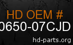 hd 90650-07CJD genuine part number