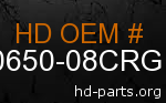 hd 90650-08CRG genuine part number