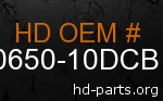 hd 90650-10DCB genuine part number