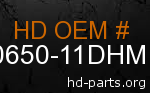 hd 90650-11DHM genuine part number