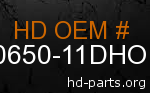 hd 90650-11DHO genuine part number