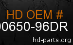 hd 90650-96DR genuine part number