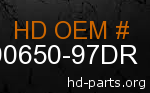 hd 90650-97DR genuine part number