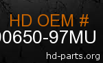hd 90650-97MU genuine part number