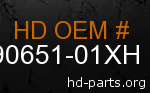 hd 90651-01XH genuine part number