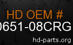 hd 90651-08CRG genuine part number