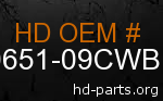 hd 90651-09CWB genuine part number